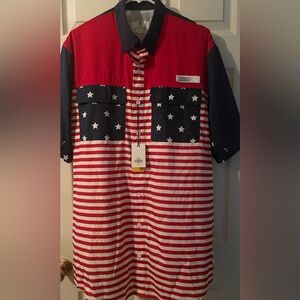 Mens Button Down Shirt Large Tall nwt